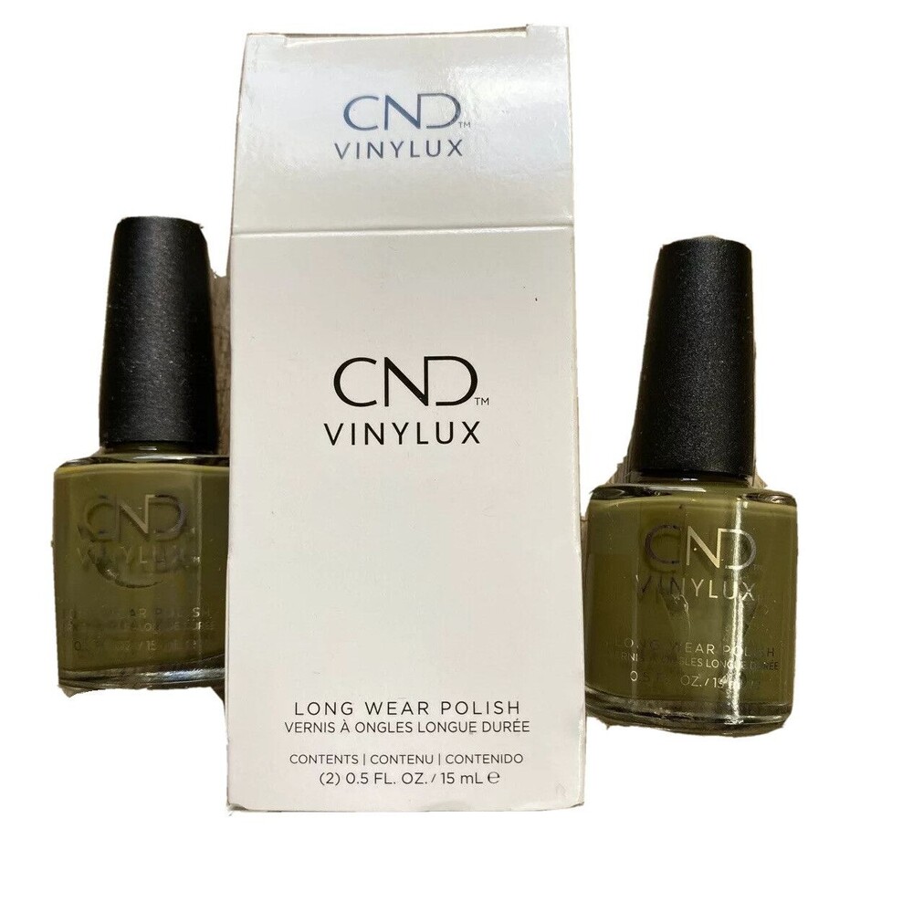CND Vinylux Long Wear Nail Polish 0.5fl oz Cap & Grown #327 New 2 Pack